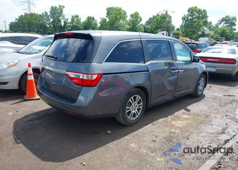 2012 Honda Odyssey Ex-L z USA, uszkodzony, nr VIN 5FNRL5H6XCB129745